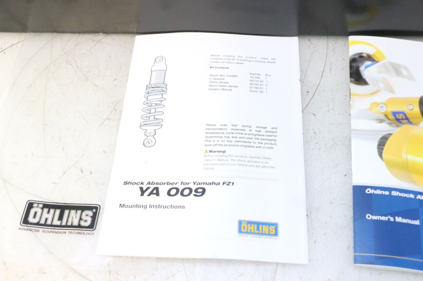 photo de AMORTECEDOR TRASEIRO YAMAHA FZ8 800 (2010 - 2016) - Inspeção visual