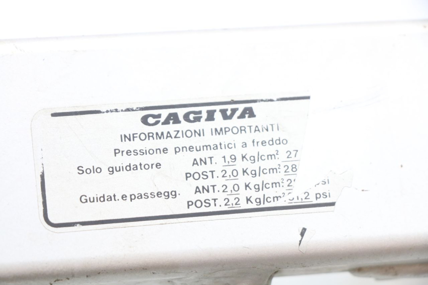 photo de BRAÇO OSCILANTE CAGIVA SUPER CITY 125 (1992 - 1997) - Inspeção visual