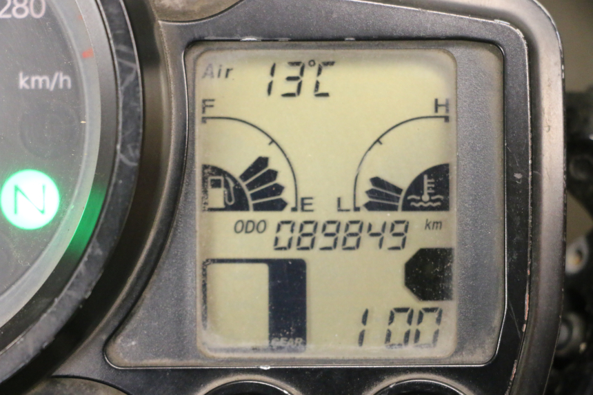photo de CONTADOR YAMAHA FJR ABS 1300 (2006 - 2012) - Zoom do estado de desgaste