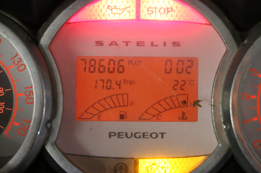 photo de CONTADOR PEUGEOT SATELIS 250 (2006 - 2012) - Vista geral