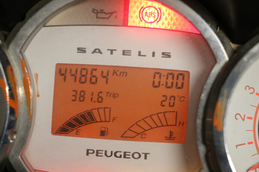 photo de CONTADOR PEUGEOT SATELIS 125 (2006 - 2009) - Ampliação técnica