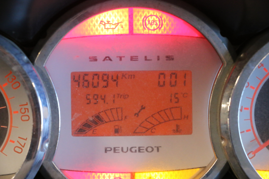photo de CONTADOR PEUGEOT SATELIS 125 (2006 - 2009) - Ampliação técnica