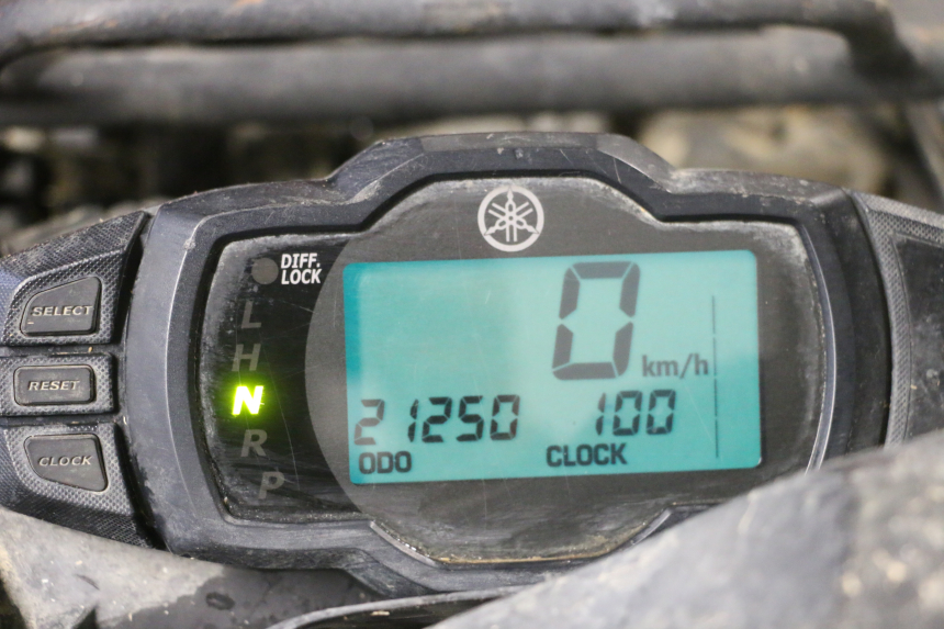 photo de CONTADOR  YAMAHA YFM GRIZZLY 550 (2008 - 2015) - Zoom do estado de desgaste