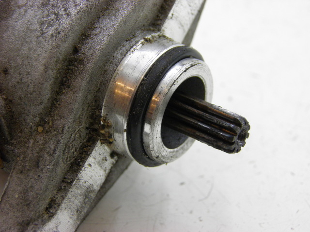 photo de MOTOR DE ARRANQUE QINGQI SPEEDY 50 (2005 - 2007) - Zoom do estado de desgaste