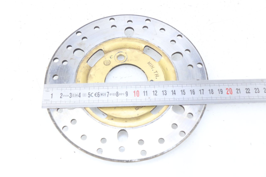 photo de DISCO DE FREIO DIANTEIRO SACHS FY125T FY T 125 (2007 - 2011) - Zoom do estado de desgaste