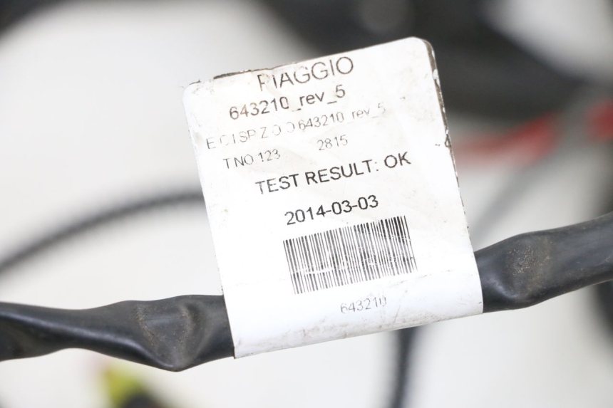 photo de FAIXA DE CABOS PIAGGIO X10 125 (2012 - 2017) - Ampliação técnica