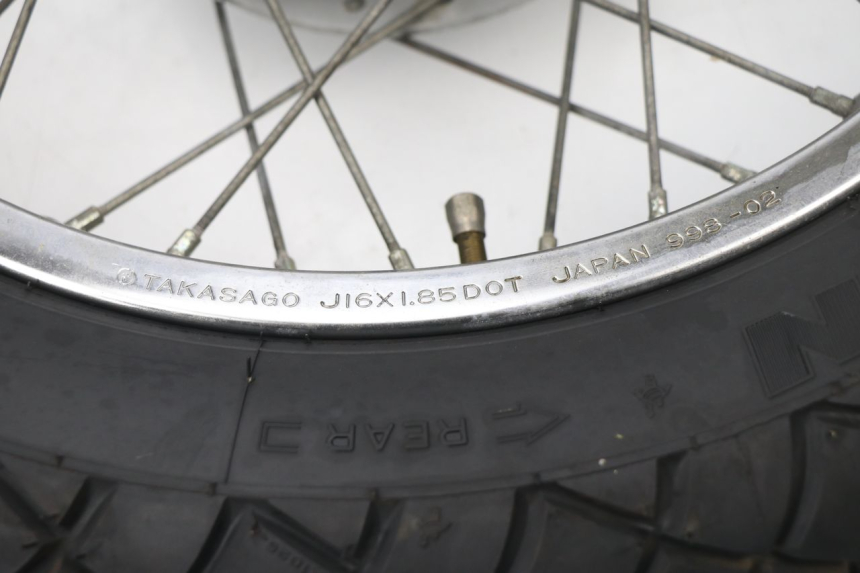 photo de ARO TRASEIRO SUZUKI TU X TUX VOLTY 125 (1999 - 2001) - Zoom do estado de desgaste