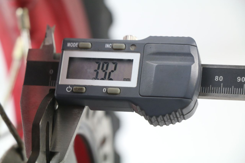 photo de ARO DIANTEIRO THUMP DIRT BIKE 120 - Zoom do estado de desgaste