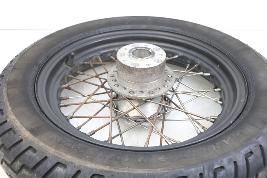photo de ARO DIANTEIRO HARLEY DAVIDSON SPORTSTER XL CUSTOM 1200 (2003 - 2004) - Zoom do estado de desgaste