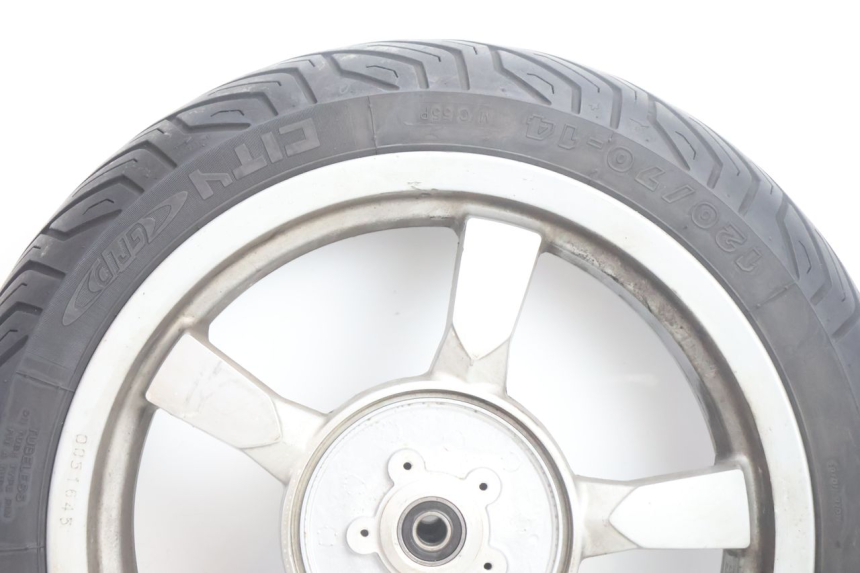 photo de ARO DIANTEIRO E PNEU PEUGEOT SATELIS 125 (2006 - 2009) - Detalhe da peça
