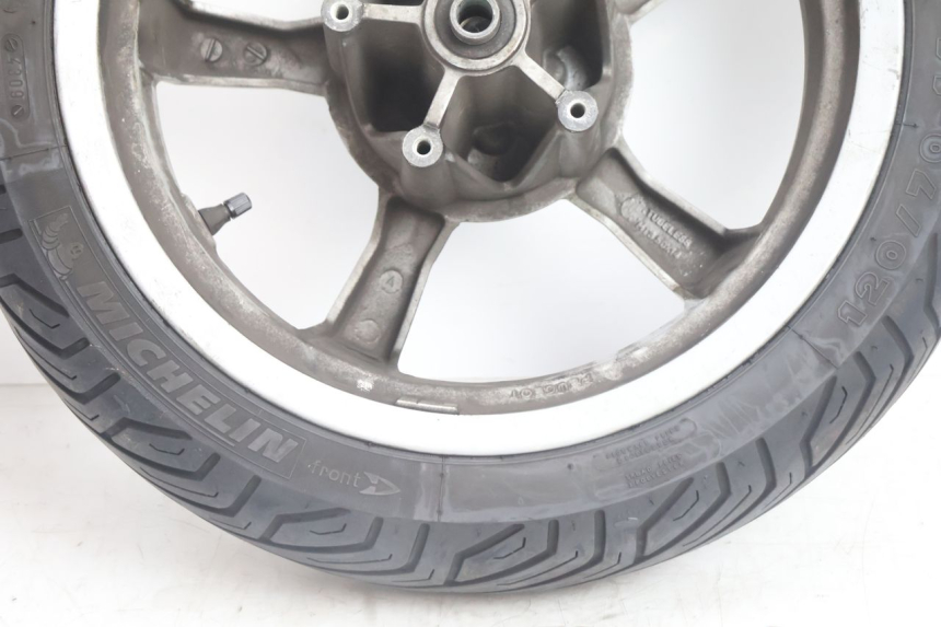 photo de ARO DIANTEIRO E PNEU PEUGEOT SATELIS 125 (2006 - 2009) - Marcações e referências