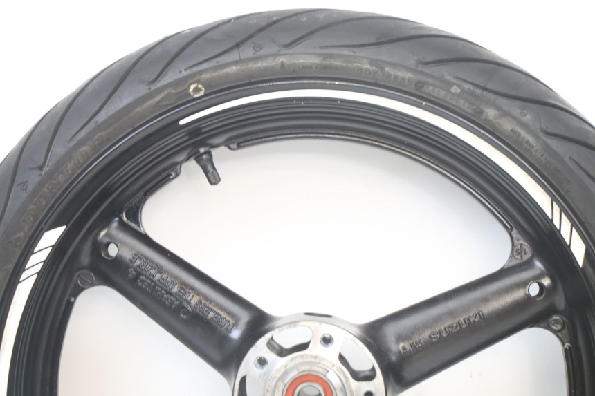 photo de ARO DIANTEIRO E PNEU SUZUKI GSF S BANDIT 600 (2000 - 2004) - Zoom do estado de desgaste