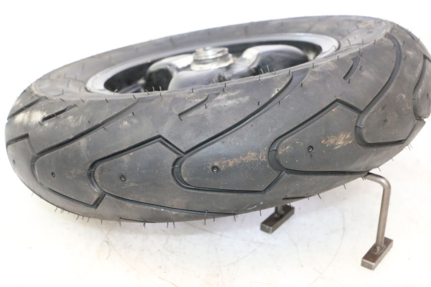 photo de ARO DIANTEIRO E PNEU PEUGEOT TKR TREKKER FURIOUS 50 (2005 - 2014) - Zoom do estado de desgaste