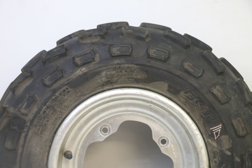 photo de ARO DIANTEIRO E PNEU YAMAHA YFM R RAPTOR 250 (2008 - 2014) - Zoom do estado de desgaste