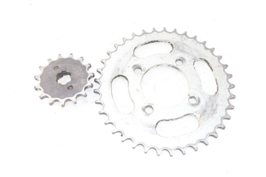 photo de KIT DE CORRENTE LONCIN DIRT BIKE 125 - Zoom do estado de desgaste