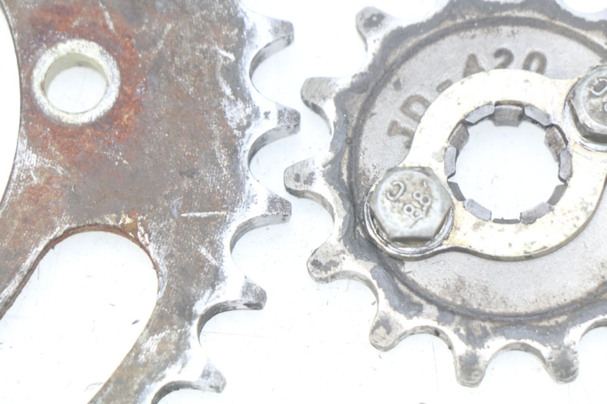 photo de KIT DE CORRENTE LONCIN DIRT BIKE 125 - Zoom do estado de desgaste