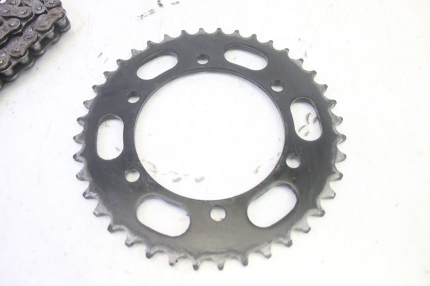 photo de KIT DE CORRENTE KAWASAKI GPZ RX 1000 (1986 - 1988) - Zoom do estado de desgaste