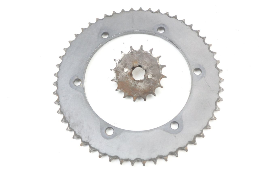 photo de KIT DE CORRENTE KAWASAKI KDX 125 (1990 - 1991) - Zoom do estado de desgaste