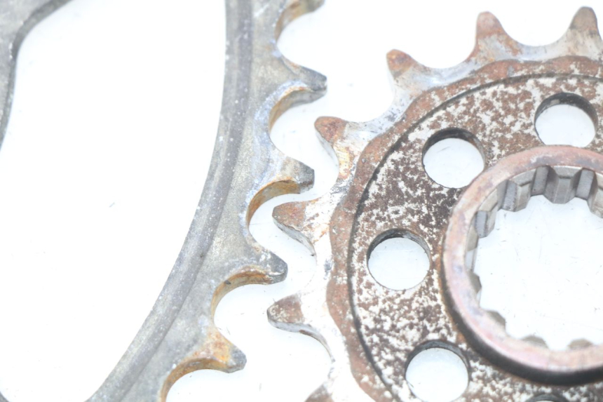 photo de KIT DE CORRENTE BMW S RR ABS S1000RR 1000 (2009 - 2011) - Zoom do estado de desgaste