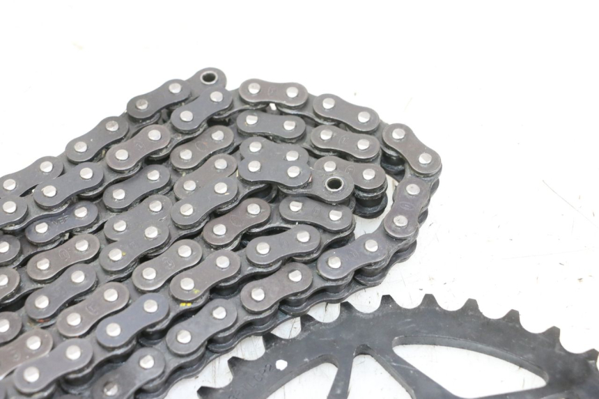 photo de KIT DE CORRENTE ROYAL ENFIELD SCRAM 411 (2022 - 2024) - Zoom do estado de desgaste