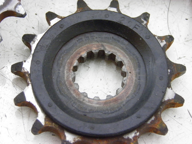 photo de KIT DE CORRENTE SUZUKI GSX F GSXF 650 (2007 - 2015) - Zoom do estado de desgaste