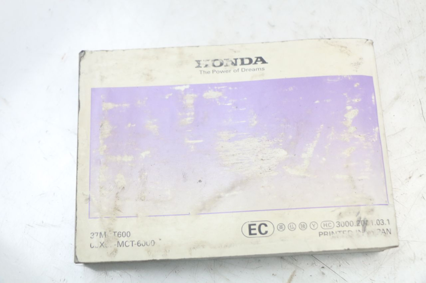 photo de MANUAL DO UTILIZADOR HONDA FJS SILVERWING SILVER WING 600 (2001 - 2010) - Estado da superfície