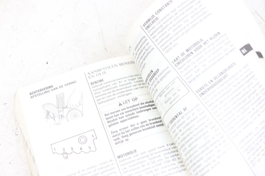 photo de MANUAL DO UTILIZADOR SUZUKI GZ MARAUDER 125 (1998 - 2004) - Zoom do estado de desgaste