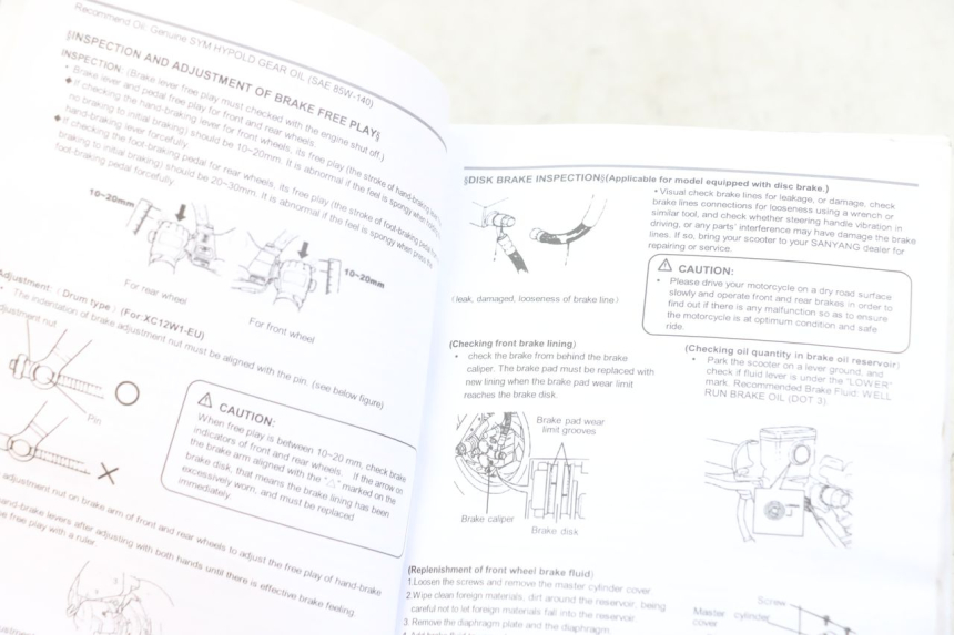 photo de MANUAL DO UTILIZADOR SYM JET 14 4T 50 (2018 - 2022) - Outro ângulo de visão