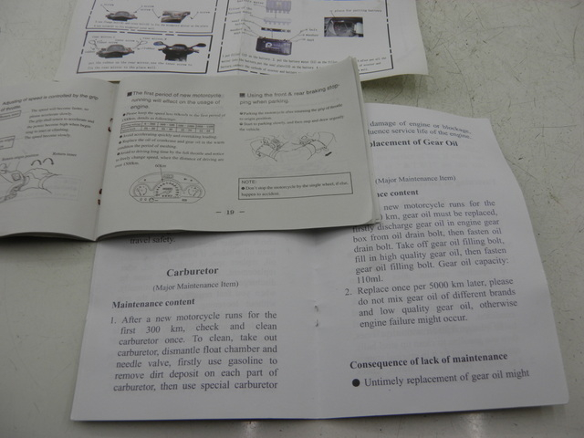 photo de MANUAL DO UTILIZADOR JM MOTOR S-MAX 125 (2010 - 2014) - Outro ângulo de visão