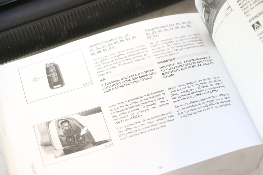 photo de MANUAL DO USUÁRIO PIAGGIO MP3 HPE 530 (2022 - 2026) - Pontos de fixação