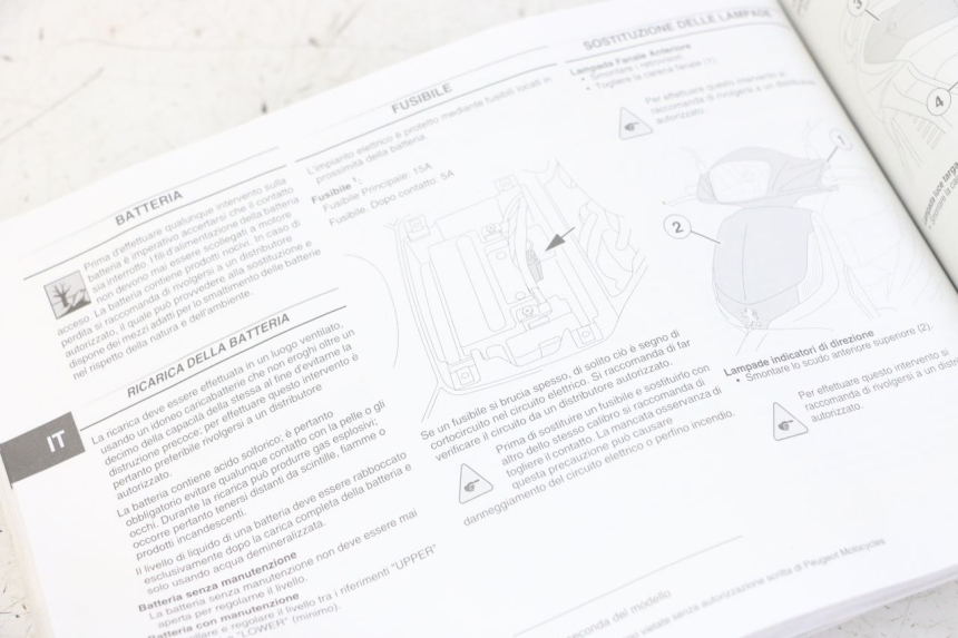 photo de MANUAL DO UTILIZADOR PEUGEOT TWEET 4T 50 (2014 - 2019) - Outro ângulo de visão
