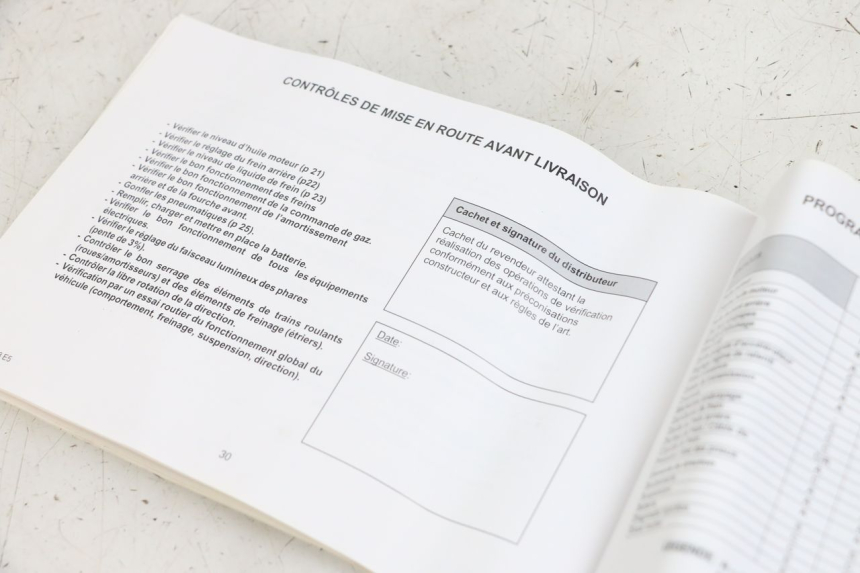 photo de MANUAL DO UTILIZADOR KYMCO SUPER 8 4T 50 (2021 - 2024) - Detalhe da peça