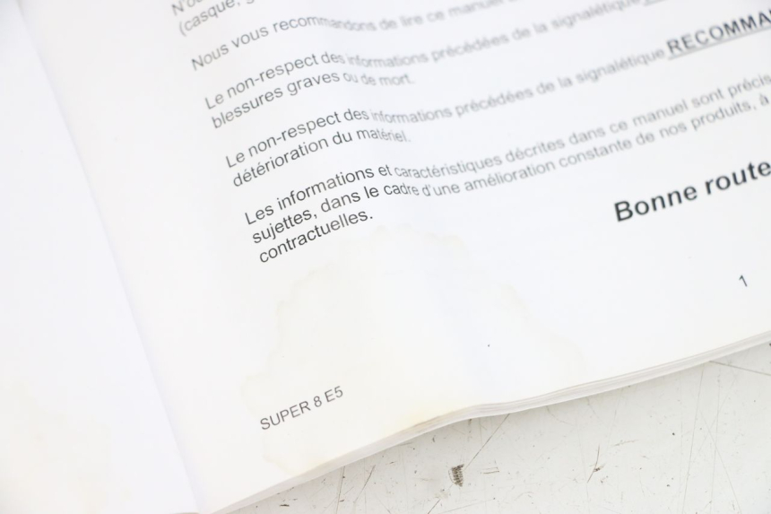 photo de MANUAL DO UTILIZADOR KYMCO SUPER 8 4T 50 (2021 - 2024) - Ampliação técnica