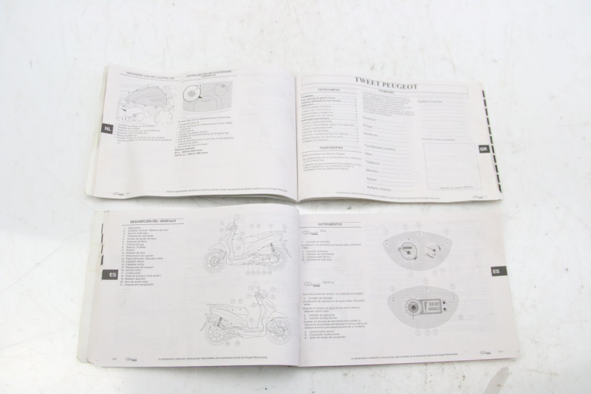 photo de MANUAL DO UTILIZADOR PEUGEOT TWEET 4T 50 (2010 - 2014) - Outro ângulo de visão