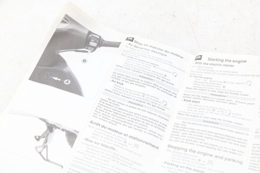 photo de MANUAL DO UTILIZADOR PEUGEOT VIVACITY 50 (1998 - 2003) - Ampliação técnica