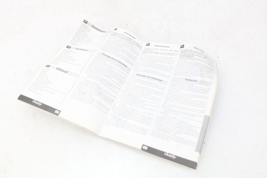 photo de MANUAL DO UTILIZADOR PEUGEOT VIVACITY 50 (1998 - 2003) - Pontos de fixação