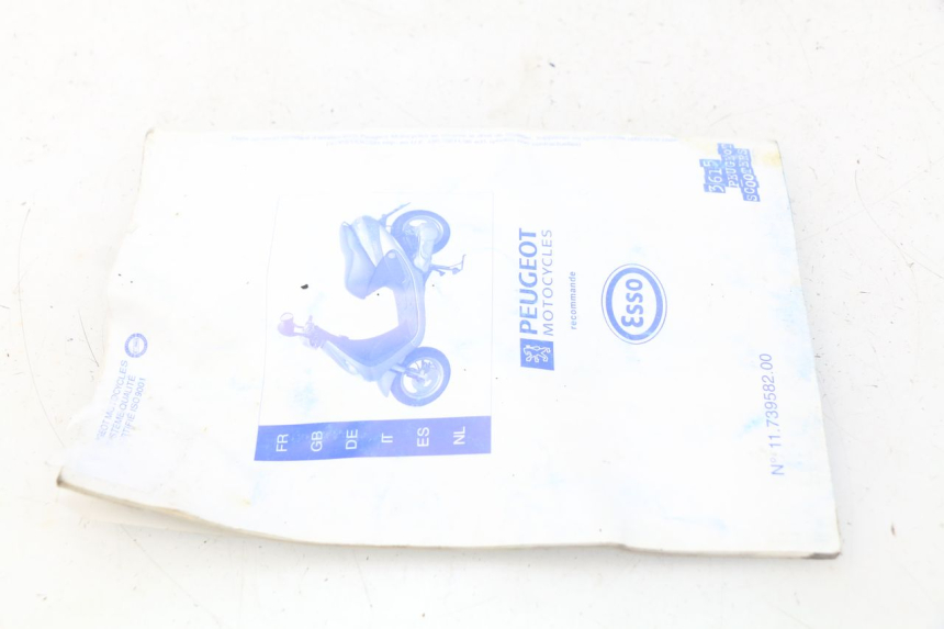 photo de MANUAL DO UTILIZADOR PEUGEOT VIVACITY 50 (1998 - 2003) - Estado da superfície
