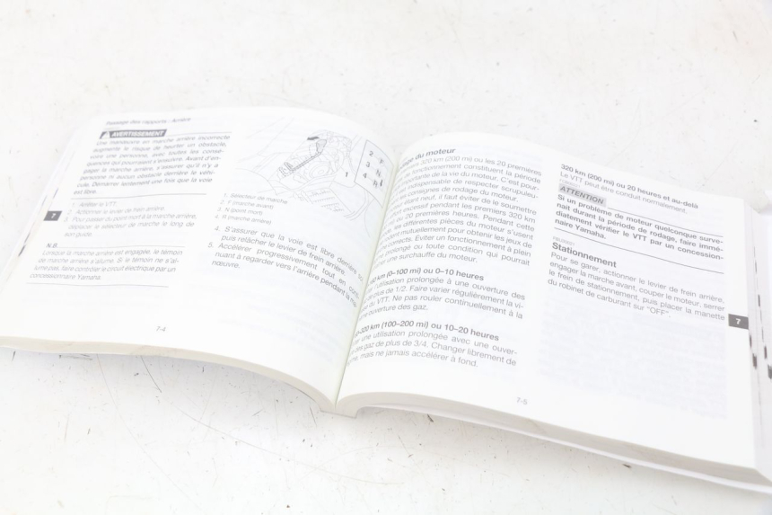 photo de MANUAL DO UTILIZADOR YAMAHA YFM R RAPTOR 90 (2017 - 2023) - Zoom do estado de desgaste