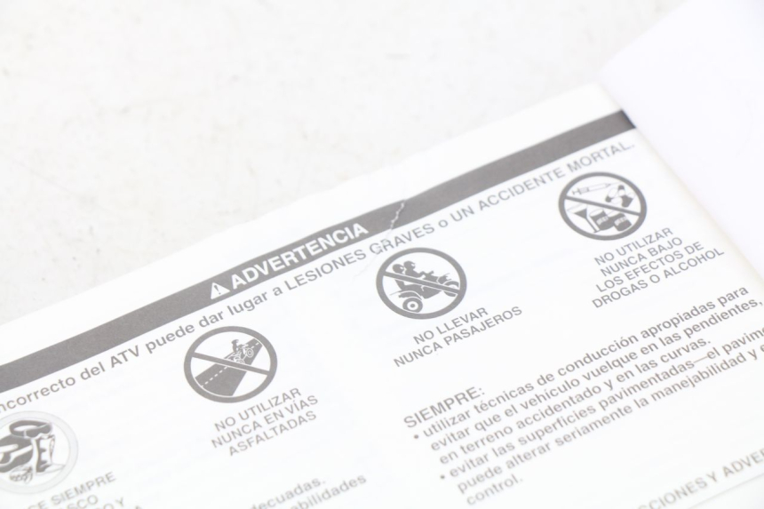 photo de MANUAL DO UTILIZADOR YAMAHA YFM R RAPTOR 90 (2017 - 2023) - Ampliação técnica
