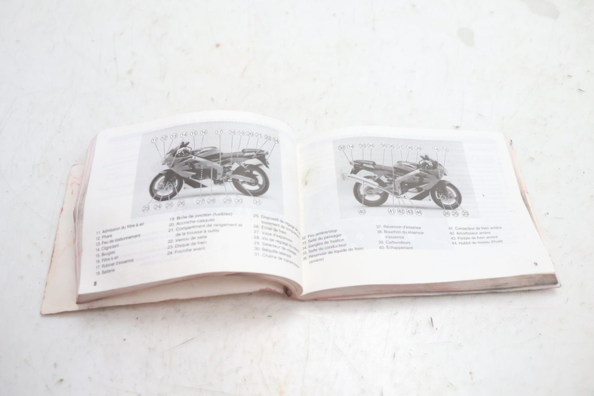 photo de MANUAL DO USUÁRIO KAWASAKI ZX-6R ZX6R 600 (2000 - 2002) - Vista geral