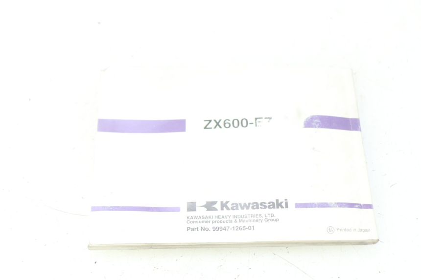 photo de MANUAL DO UTILIZADOR KAWASAKI ZZR 600 (1995 - 2004) - Zoom do estado de desgaste