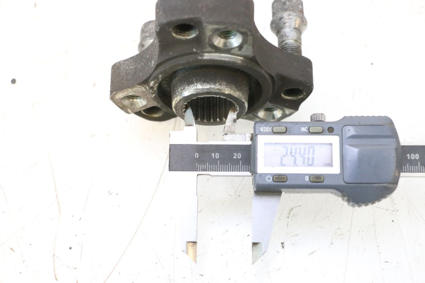 photo de CUBO DA RODA TRASEIRA PEUGEOT SATELIS COMPRESSOR K15 125 (2006 - 2009) - Zoom do estado de desgaste