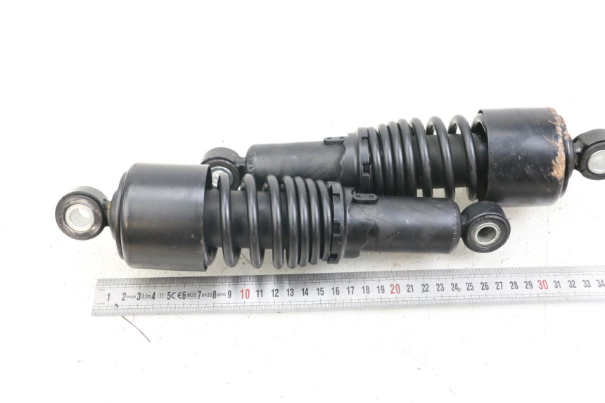 photo de PAR DE AMORTECEDORES TRASEIROS HARLEY DAVIDSON SPORTSTER XL CUSTOM 1200 (2003 - 2004) - Zoom do estado de desgaste