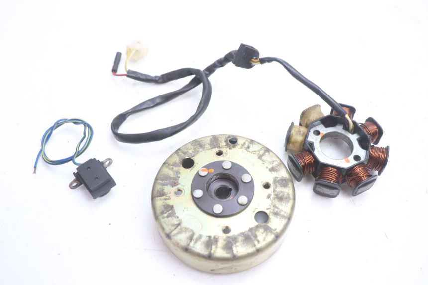 photo de ROTOR ESTATOR PEUGEOT V-CLIC VCLIC 50 (2007 - 2013) - Zoom do estado de desgaste
