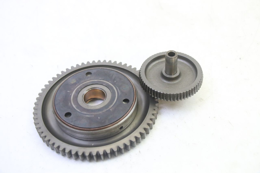 photo de ENGRENAGEM LIVRE DO MOTOR DE ARRANQUE SUZUKI BURGMAN 125 (2007 - 2014) - Zoom do estado de desgaste