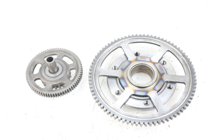 photo de ENGRENAGEM LIVRE DO MOTOR DE ARRANQUE YAMAHA FJR ABS 1300 (2006 - 2012) - Zoom do estado de desgaste
