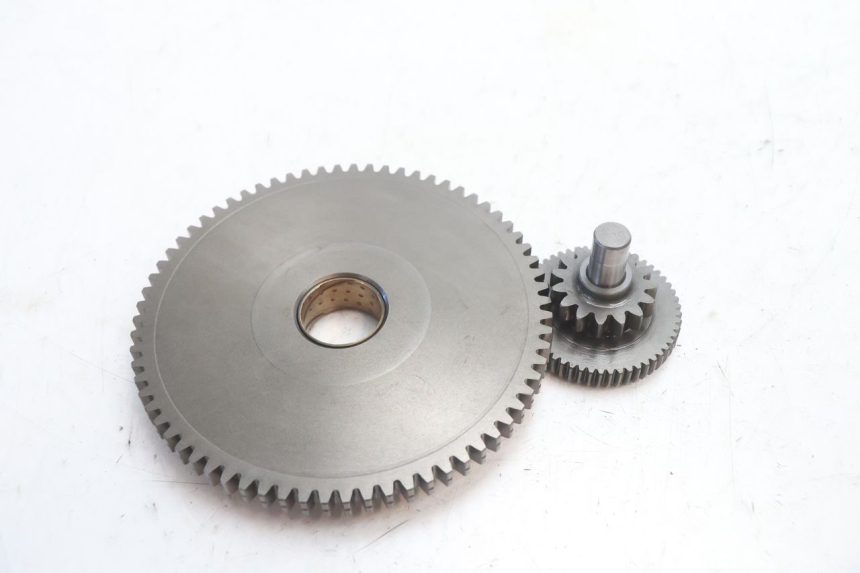 photo de ENGRENAGEM LIVRE DO MOTOR DE ARRANQUE SUZUKI SV S 650 (1999 - 2002) - Zoom do estado de desgaste