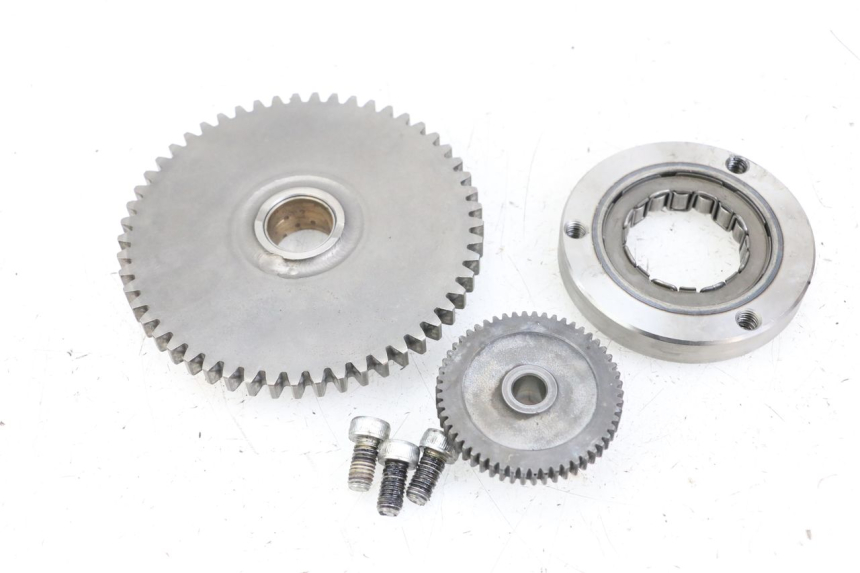photo de ENGRENAGEM LIVRE DO MOTOR DE ARRANQUE KYMCO XCITING 250 (2006 - 2009) - Zoom do estado de desgaste