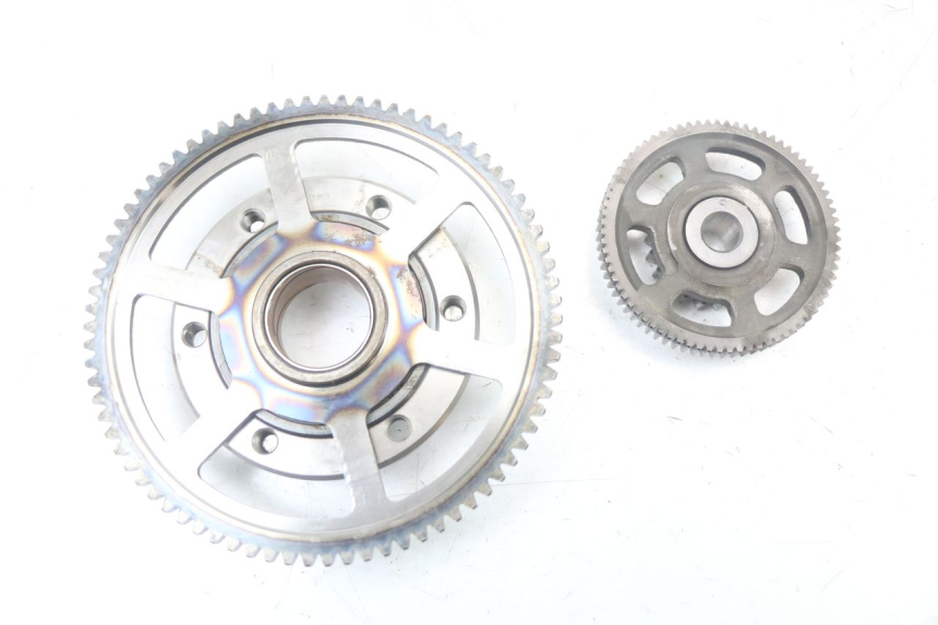 photo de ENGRENAGEM LIVRE DO MOTOR DE ARRANQUE YAMAHA FJR ABS 1300 (2006 - 2012) - Zoom do estado de desgaste