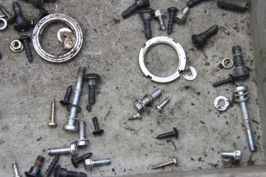 photo de SACO DE PARAFUSOS E FERRAGENS PIAGGIO VESPA S 2T 50 (2007 - 2014) - Zoom do estado de desgaste